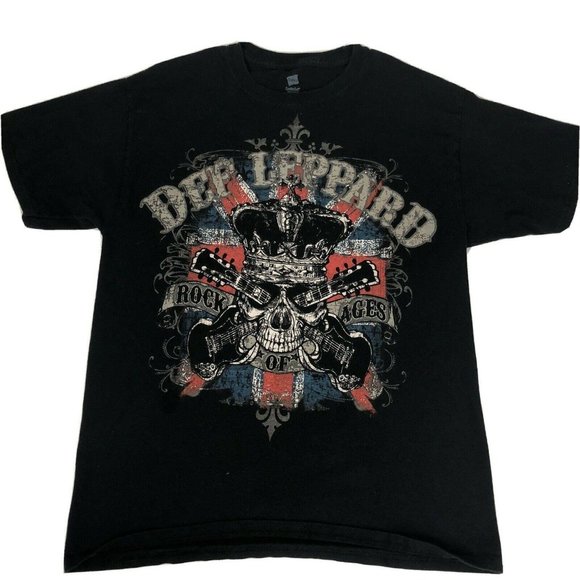 Hanes Other - Def Leppard 2012 Tour T Shirt Rock of Ages Music M